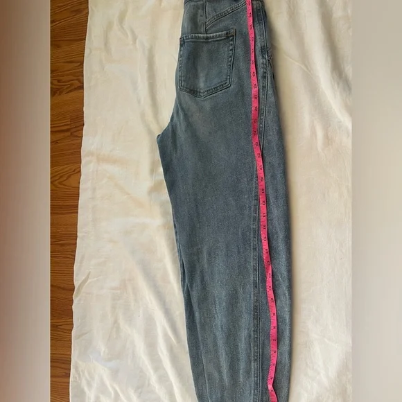 BALLOON Women's Blue Jeans with Pink Stripe - Picture 7 of 14